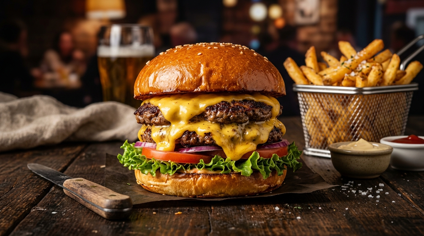 Gourmet Cheeseburger City Kitchen Wuppertal