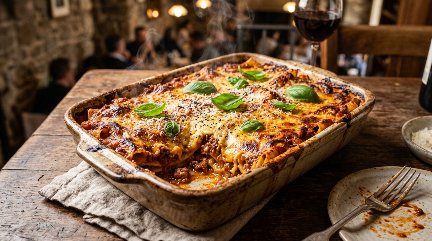 Ofenfrische Pasta al Forno mit goldbrauner Käsekruste City Kitchen