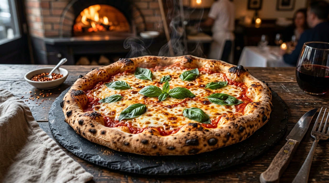 Frische Steinofen Pizza City Kitchen Wuppertal